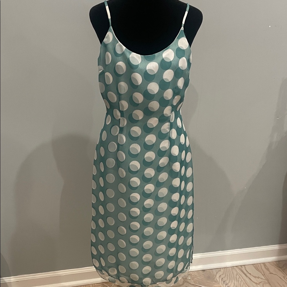 Pale blue  Polka Dot Slip Dress - Women’s size 6